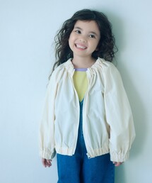 green label relaxing | ギャザーブルゾン / キッズ 撥水・UVカット 100cm-160cm(ブルゾン)