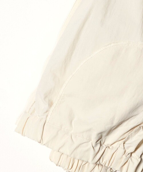 green label relaxing（グリーンレーベルリラクシング）の「ギャザーブルゾン / キッズ 撥水・UVカット 100cm-160cm（ブルゾン・キッズ・オフホワイト/ターコイズブルー系・160cm/110cm/100cm/120cm/130cm/140cm/150cm）」の13枚目の写真