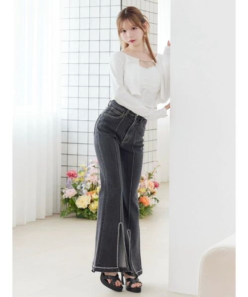 EATME（イートミー）の「レースキャミアンサンブル（Tシャツ/カットソー・レディース・イエロー/オフホワイト/ブラック・FREE）」の14枚目の写真