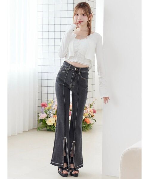 EATME（イートミー）の「レースキャミアンサンブル（Tシャツ/カットソー・レディース・イエロー/オフホワイト/ブラック・FREE）」の15枚目の写真