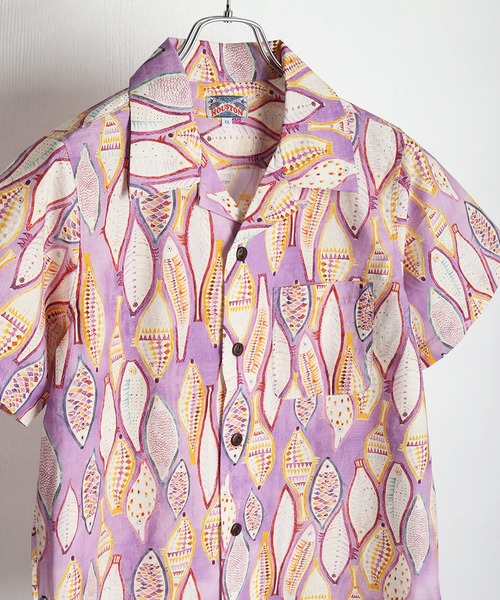 HOUSTON футболка Cotton Aloha / Open Collar полуприлегающая, короткий рукав, редизайн