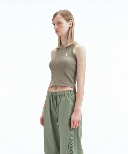 Rest&Recreation(レストアンドレクリエーション)の「WAFFLE SLEEVELESS - KHAKI(Tシャツ/カットソー・レディース・その他・ONE)」の4枚目の写真