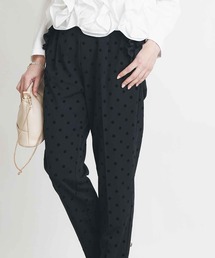 PICCIN PERLA | ストレッチポケットフリルドットパンツ(その他パンツ)