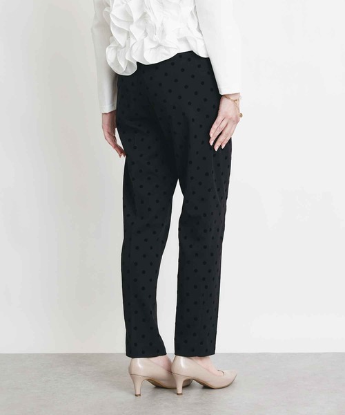 PICCIN PERLA（ピッチンペルラ）の「ストレッチポケットフリルドットパンツ（その他パンツ・レディース・ブラック・S）」の5枚目の写真