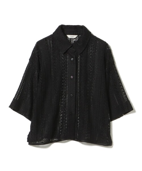 BEAMS HEART（ビームスハート）の「【8/13値下げ】レース クロップド シャツ（シャツ/ブラウス・レディース・オフホワイト/ブラウン系その他3/ブラック・FREE）」の22枚目の写真