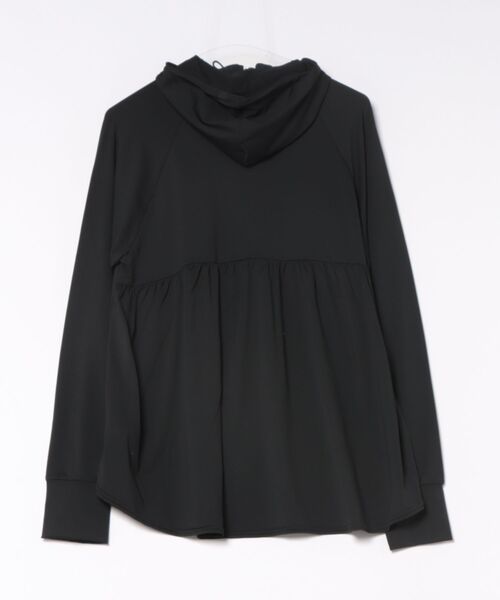 coca(coca)(コカ)の「\再入荷/UVカットバッグギャザーパーカー(パーカー・レディース・ブラック/ホワイト/ライトベージュ/ダークブラウン・L/M/S)」の15枚目の写真