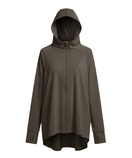 coca(coca)(コカ)の「\再入荷/UVカットバッグギャザーパーカー(パーカー・レディース・ブラック/ホワイト/ライトベージュ/ダークブラウン・L/M/S)」の13枚目の写真