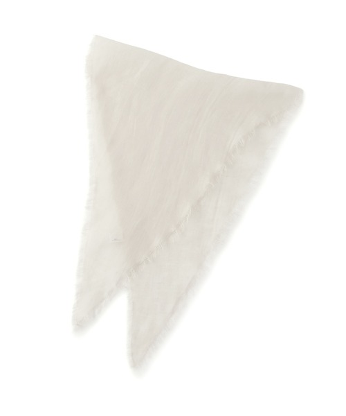 SALON adam et rope'(サロン アダム エ ロペ)の「リネンロサンジスカーフ(バンダナ/スカーフ・レディース・レッド/ダークブラウン/オフホワイト・FREE)」の21枚目の写真