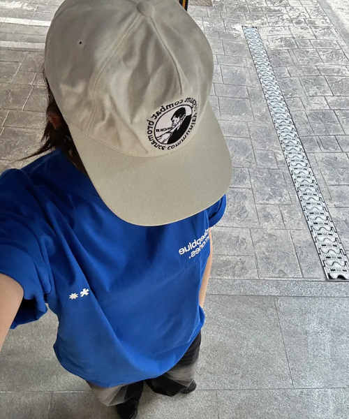 mydeepbluememories(マイディープブルーメモリーズ)の「Mm Symbol Logo T-Shirts (BLUE)(Tシャツ/カットソー・レディース・ブルー・SMALL/MEDIUM/LARGE)」の3枚目の写真