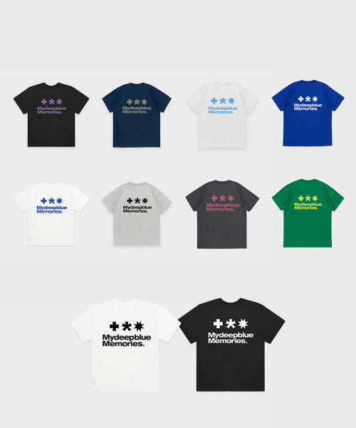 mydeepbluememories(マイディープブルーメモリーズ)の「Mm Symbol Logo T-Shirts (BLUE)(Tシャツ/カットソー・レディース・ブルー・SMALL/MEDIUM/LARGE)」の7枚目の写真