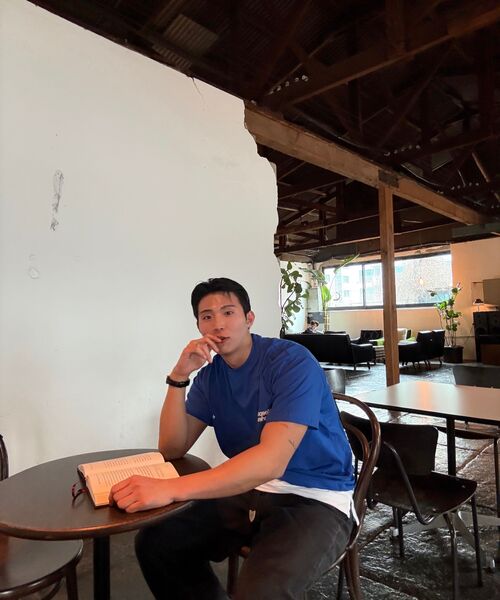 mydeepbluememories(マイディープブルーメモリーズ)の「Mm Symbol Logo T-Shirts (BLUE)(Tシャツ/カットソー・レディース・ブルー・SMALL/MEDIUM/LARGE)」の11枚目の写真