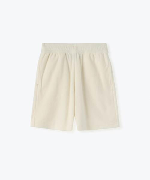 MUSINSA STANDARD KIDS（ムシンサスタンダードキッズ）の「テリークロスショーツ[クリーム]（その他パンツ・レディース・その他・100/110/120/130/140/150/160）」の2枚目の写真