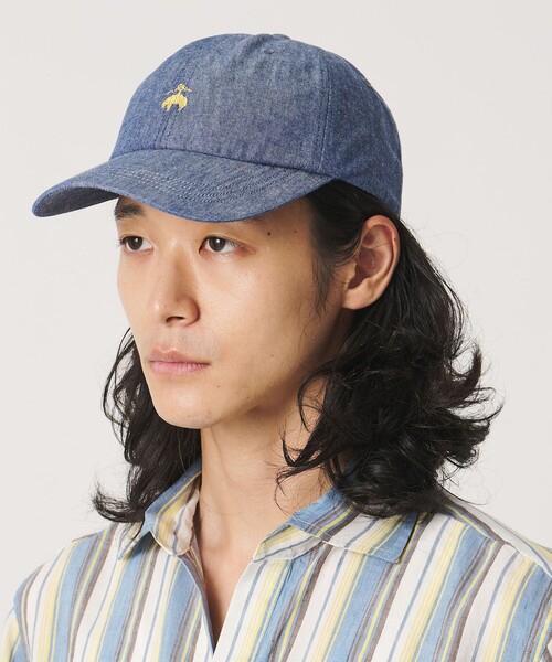 BROOKS BROTHERS(ブルックスブラザーズ)の「【別注】<Brooks Brothers> シャンブレー キャップ(キャップ・メンズ・ネイビー・FREE)」の14枚目の写真