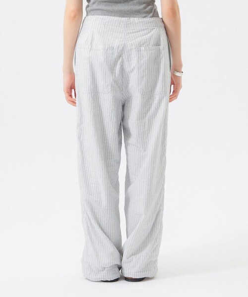 BEAMS BOY（ビームスボーイ）の「【8/6再値下げ】チェック ストライプ ヘムコード パンツ（その他パンツ・レディース・イエロー/ブルー・1/2）」の21枚目の写真