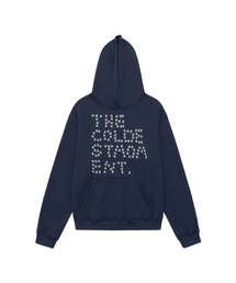 TCM star dot hoodie (navy)