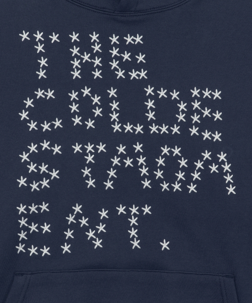 THECOLDESTMOMENT(ザコールデストモーメント)の「TCM star dot hoodie (navy)(パーカー・レディース・その他・LARGE/MEDIUM)」の4枚目の写真