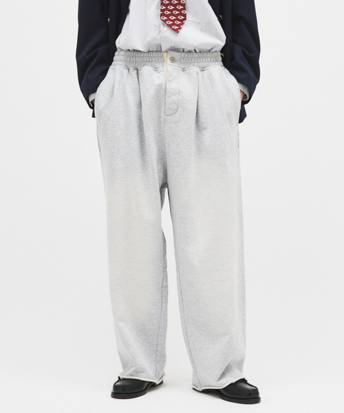 JOURNAL STANDARD（ジャーナルスタンダード）の「エイジング フェード 2タック スウェット パンツ（スウェットパンツ・メンズ・チャコールグレー/ブラック・LARGE/MEDIUM）」の22枚目の写真