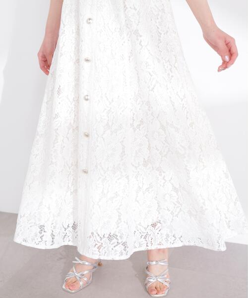 PROPORTION BODY DRESSING（プロポーションボディドレッシング）の「【加藤栞さん着用】フロントボタンレースワンピース / 1216140402（ワンピース・レディース・ホワイト/ピンク/ネイビー・SMALL/P/S/MEDIUM）」の19枚目の写真
