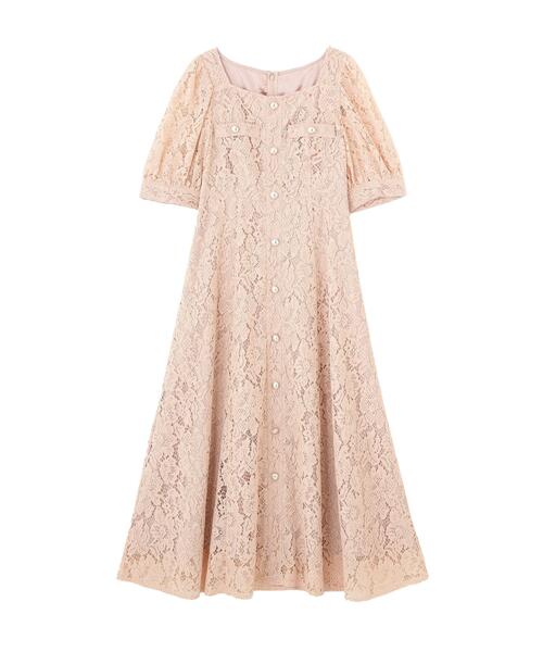PROPORTION BODY DRESSING（プロポーションボディドレッシング）の「【加藤栞さん着用】フロントボタンレースワンピース / 1216140402（ワンピース・レディース・ホワイト/ピンク/ネイビー・SMALL/P/S/MEDIUM）」の22枚目の写真