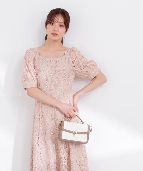PROPORTION BODY DRESSING（プロポーションボディドレッシング）の「【加藤栞さん着用】フロントボタンレースワンピース / 1216140402（ワンピース・レディース・ホワイト/ピンク/ネイビー・SMALL/P/S/MEDIUM）」の18枚目の写真