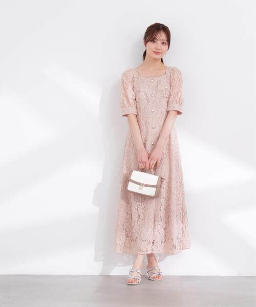 PROPORTION BODY DRESSING（プロポーションボディドレッシング）の「【加藤栞さん着用】フロントボタンレースワンピース / 1216140402（ワンピース・レディース・ホワイト/ピンク/ネイビー・SMALL/P/S/MEDIUM）」の19枚目の写真