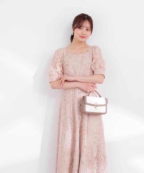PROPORTION BODY DRESSING（プロポーションボディドレッシング）の「【加藤栞さん着用】フロントボタンレースワンピース / 1216140402（ワンピース・レディース・ホワイト/ピンク/ネイビー・SMALL/P/S/MEDIUM）」の21枚目の写真