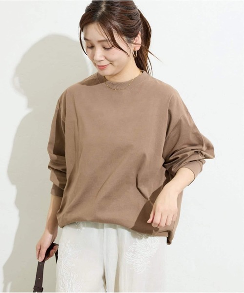 JOURNAL STANDARD(ジャーナルスタンダード)の「《WEB限定追加2》タックスウェットシャツ(Tシャツ/カットソー・レディース・ホワイト/ブラウン系その他/ブラック系その他/ウッド・FREE)」の19枚目の写真