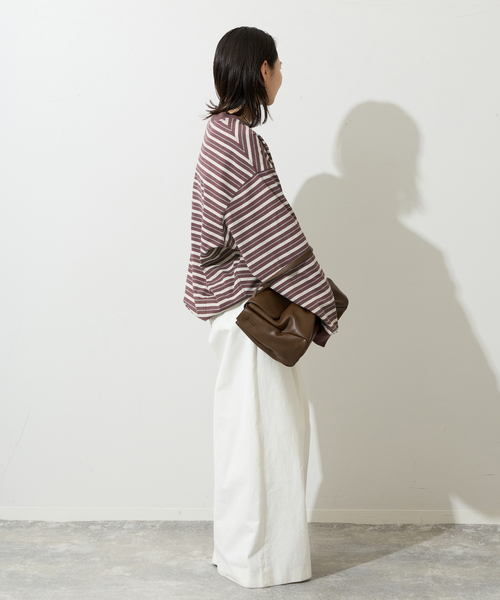 JOURNAL STANDARD(ジャーナルスタンダード)の「《WEB限定追加2》タックスウェットシャツ(Tシャツ/カットソー・レディース・ホワイト/ブラウン系その他/ブラック系その他/ウッド・FREE)」の22枚目の写真