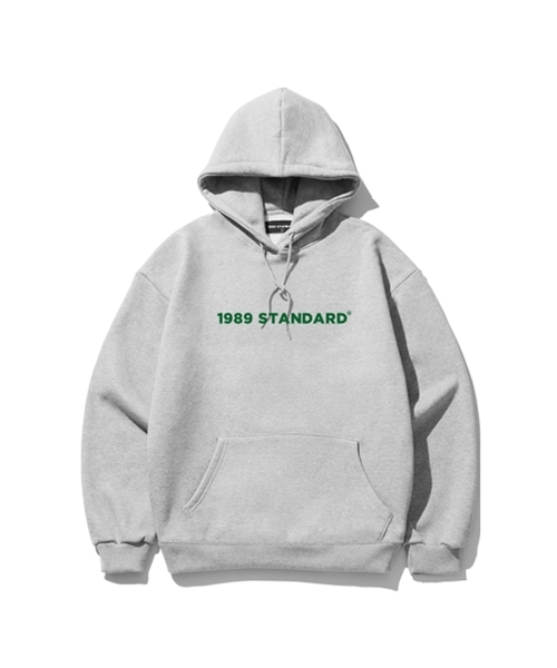 1989STANDARD(1989スタンダード)の「ベーシックロゴフードパーカー (STHSTD-0006)(パーカー・レディース・ブラック/ダークグレー/ネイビー/ライトグレー・LARGE/MEDIUM/X-LARGE)」の1枚目の写真
