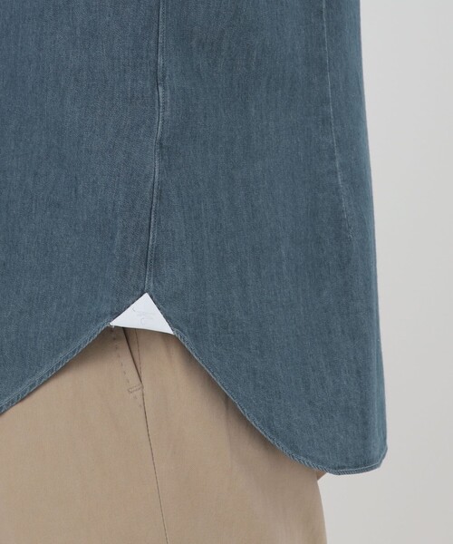 Maria Santangelo（マリアサンタンジェロ）の「【別注】Maria Santagelo コットンデニム ワンピースカラーシャツ（シャツ/ブラウス・メンズ・インディゴブルー・40）」の10枚目の写真