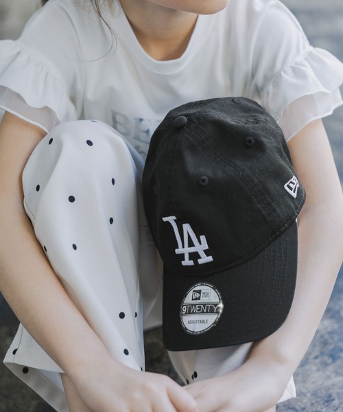 GLOBAL WORK（グローバルワーク）の「NEWERA CAP/618163（キャップ・キッズ・ネイビー/ブラック/ホワイト/ブルー・FREE）」の8枚目の写真