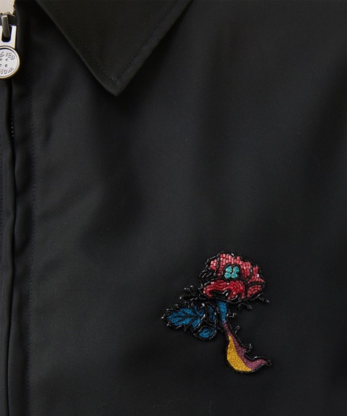 SHINYAKOZUKA（シンヤコヅカ）の「【SHINYAKOZUKA/シンヤコズカ】KAPPOGI SLEEVES WITH BIJOU(ISSUE#8)（ブルゾン・メンズ・ブラック・S/M）」の2枚目の写真
