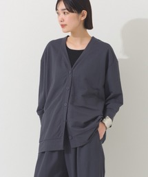 接触冷感 Vネック長袖カーディガン
