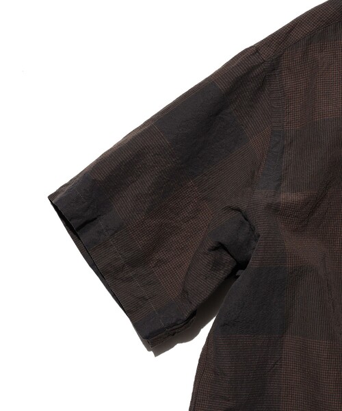BEAMS PLUS(ビームスプラス)の「B.D. Classic-fit COTTON Linen Cord Check(シャツ/ブラウス・メンズ・ネイビー/ブラック・LARGE/MEDIUM/SMALL/X-LARGE)」の7枚目の写真