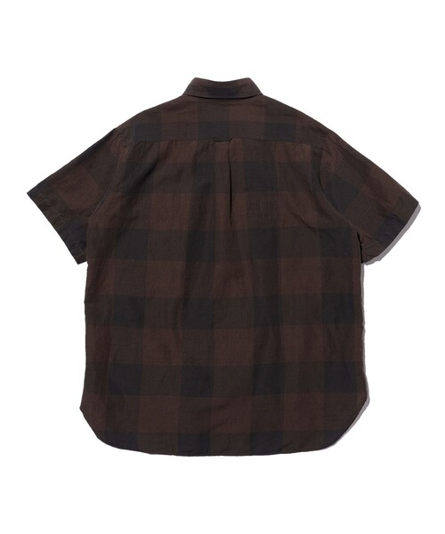 BEAMS PLUS(ビームスプラス)の「B.D. Classic-fit COTTON Linen Cord Check(シャツ/ブラウス・メンズ・ネイビー/ブラック・LARGE/MEDIUM/SMALL/X-LARGE)」の9枚目の写真