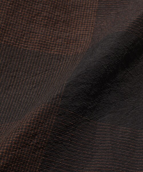 BEAMS PLUS(ビームスプラス)の「B.D. Classic-fit COTTON Linen Cord Check(シャツ/ブラウス・メンズ・ネイビー/ブラック・LARGE/MEDIUM/SMALL/X-LARGE)」の10枚目の写真