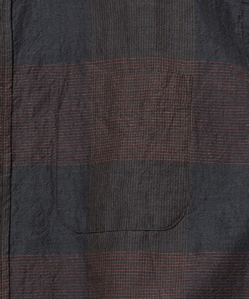 BEAMS PLUS(ビームスプラス)の「B.D. Classic-fit COTTON Linen Cord Check(シャツ/ブラウス・メンズ・ネイビー/ブラック・LARGE/MEDIUM/SMALL/X-LARGE)」の18枚目の写真
