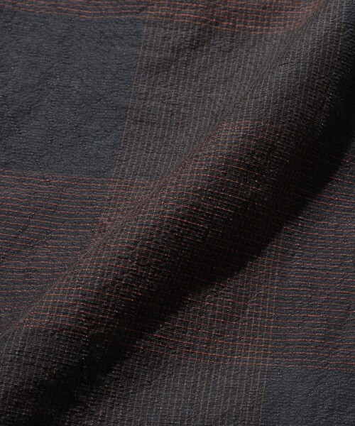 BEAMS PLUS(ビームスプラス)の「B.D. Classic-fit COTTON Linen Cord Check(シャツ/ブラウス・メンズ・ネイビー/ブラック・LARGE/MEDIUM/SMALL/X-LARGE)」の20枚目の写真