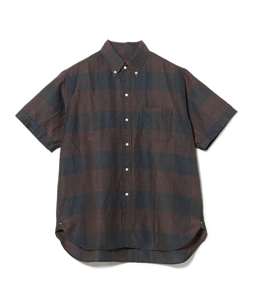 BEAMS PLUS(ビームスプラス)の「B.D. Classic-fit COTTON Linen Cord Check(シャツ/ブラウス・メンズ・ネイビー/ブラック・LARGE/MEDIUM/SMALL/X-LARGE)」の21枚目の写真