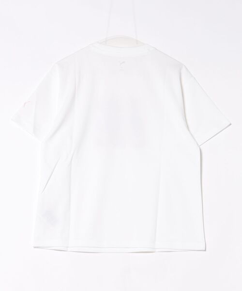 PUMA（プーマ）の「《PUMA》ESS ELEVATED MX SS Tシャ（Tシャツ/カットソー・レディース・ブラック/ホワイト・S/M/L/XL）」の3枚目の写真