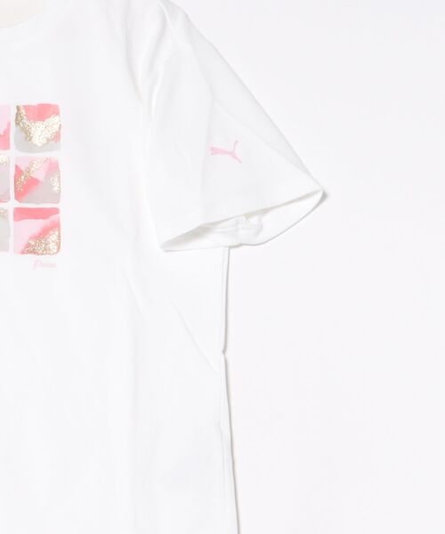 PUMA（プーマ）の「《PUMA》ESS ELEVATED MX SS Tシャ（Tシャツ/カットソー・レディース・ブラック/ホワイト・S/M/L/XL）」の4枚目の写真
