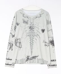 VI E DIT（ヴィエディット）の「VI E DIT/ヴィエディット/Noise Rhapsody 2nd Skin（Tシャツ/カットソー）」