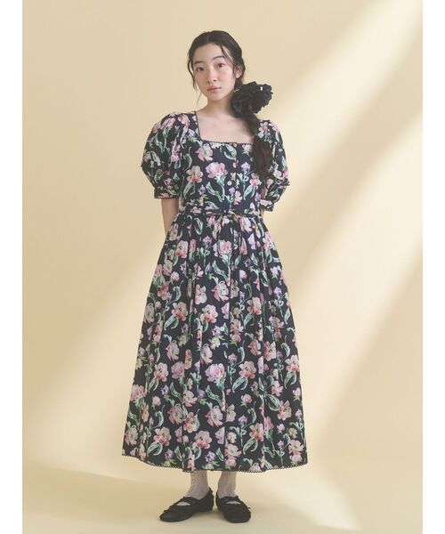 merry jenny（メリージェニー）の「flowerレースシュシュ（シュシュ・レディース・ブラック/オフホワイト・FREE）」の22枚目の写真