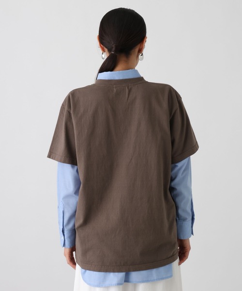 studio CLIP(スタディオクリップ)の「《ウタオ》ビートルズTシャツ(Tシャツ/カットソー・レディース・ブラウン・FREE)」の10枚目の写真