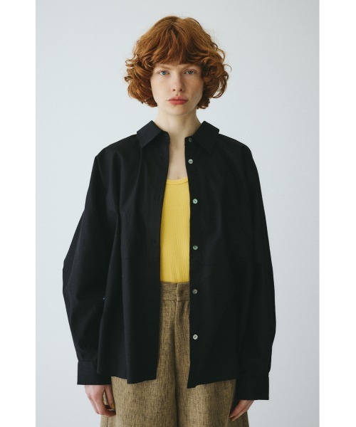 HeRIN.CYE(ヘリンドットサイ)の「Back shirring shirt バックシャーリングシャツ(シャツ/ブラウス・レディース・ピンク/ライトベージュ/ブラック・FREE)」の1枚目の写真