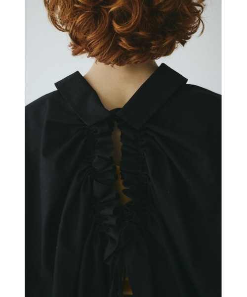 HeRIN.CYE(ヘリンドットサイ)の「Back shirring shirt バックシャーリングシャツ(シャツ/ブラウス・レディース・ピンク/ライトベージュ/ブラック・FREE)」の10枚目の写真