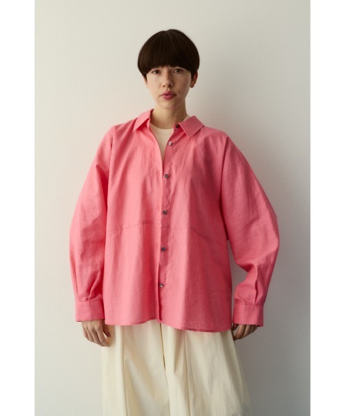 HeRIN.CYE(ヘリンドットサイ)の「Back shirring shirt バックシャーリングシャツ(シャツ/ブラウス・レディース・ピンク/ライトベージュ/ブラック・FREE)」の20枚目の写真