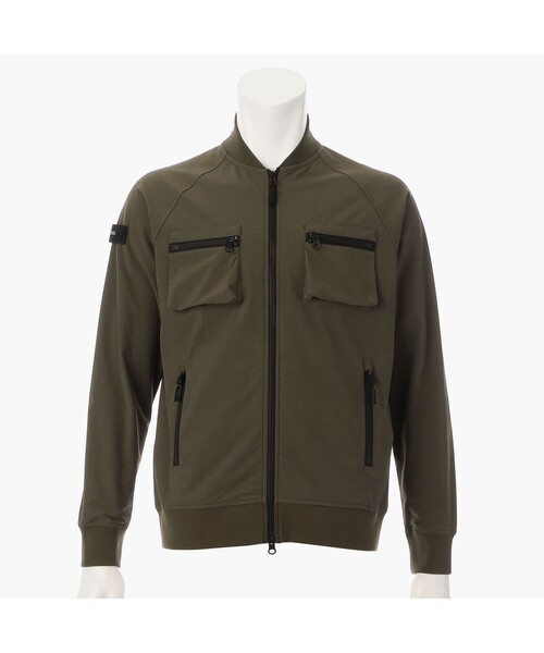 BRIEFING（ブリーフィング）の「【BRIEFING GOLF／ブリーフィングゴルフ】MS STORMFLEECE BLOUSON（ブルゾン・メンズ・チャコール/ブラック/オリーブ/ライトグレー・L/M/S/XL）」の4枚目の写真