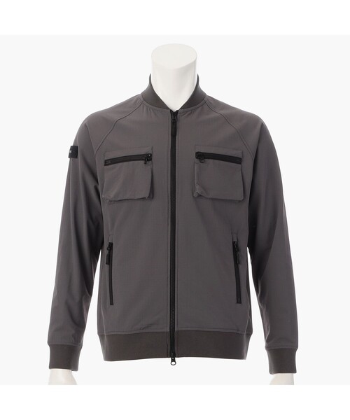 BRIEFING（ブリーフィング）の「【BRIEFING GOLF／ブリーフィングゴルフ】MS STORMFLEECE BLOUSON（ブルゾン・メンズ・チャコール/ブラック/オリーブ/ライトグレー・L/M/S/XL）」の3枚目の写真