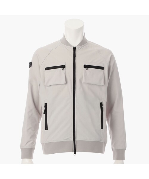 BRIEFING（ブリーフィング）の「【BRIEFING GOLF／ブリーフィングゴルフ】MS STORMFLEECE BLOUSON（ブルゾン・メンズ・チャコール/ブラック/オリーブ/ライトグレー・L/M/S/XL）」の2枚目の写真